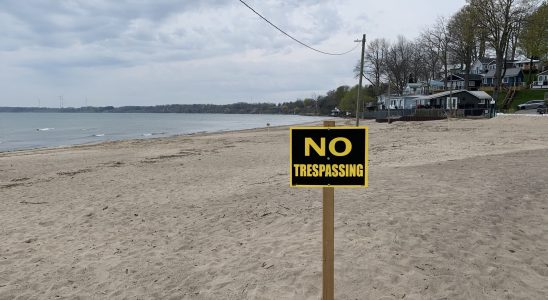 1682752168 No trespassing signs placed at Port Dover beach