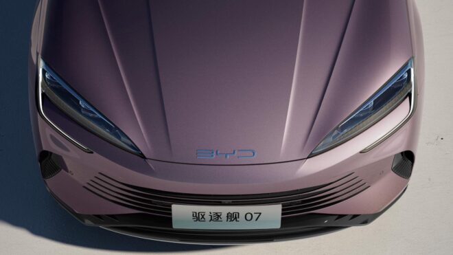 BYD Chaser 07 Hybrid sedan from the Chinese brand with