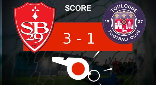 Brest Toulouse defeat for Toulouse FC the key moments