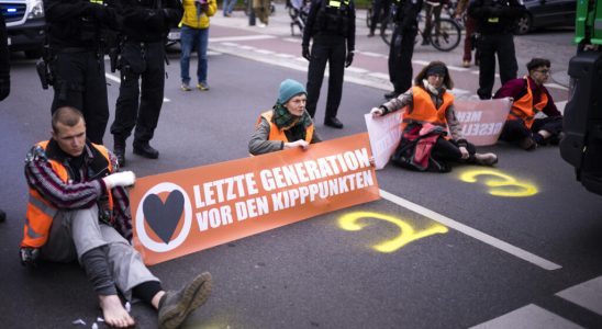 Climate the actions of the German movement Last generation do