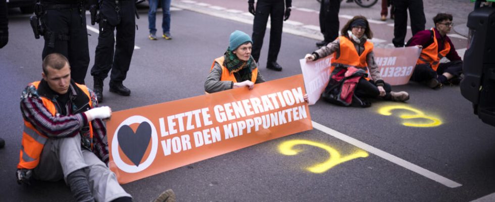 Climate the actions of the German movement Last generation do