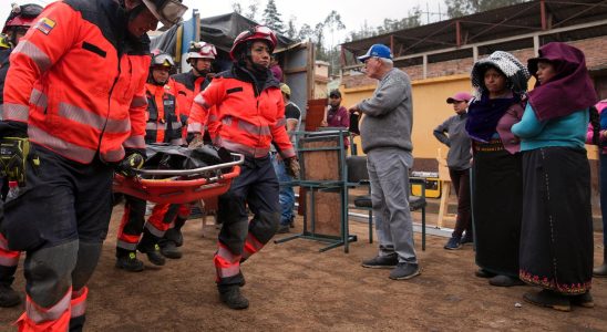 Dead bodies are dug up after landslides