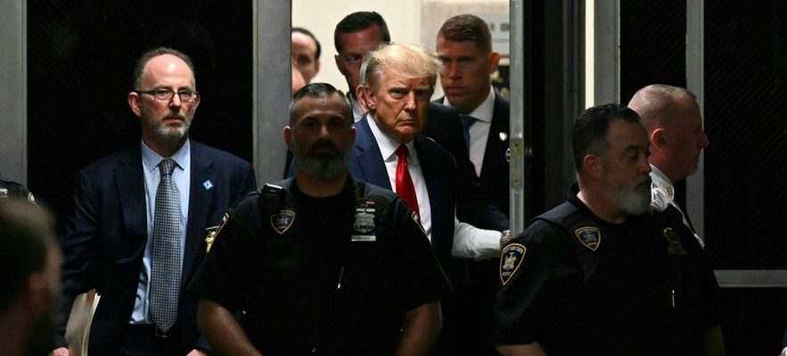 Donald Trump indicted his surreal day seen by the American