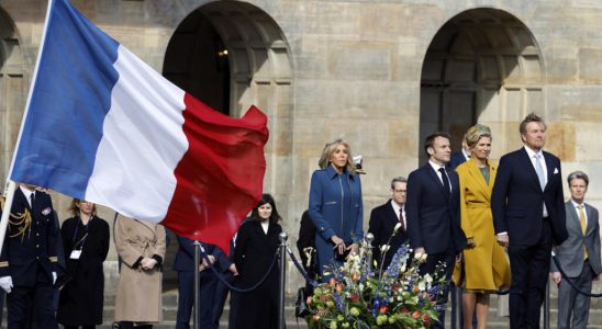 Emmanuel Macron on a state visit after his controversial statements