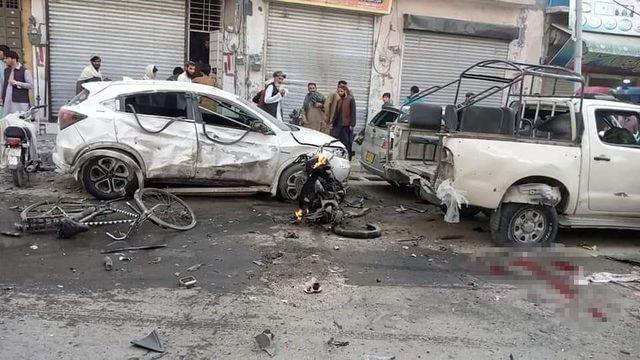 Explosion in the market in Pakistan There are many dead