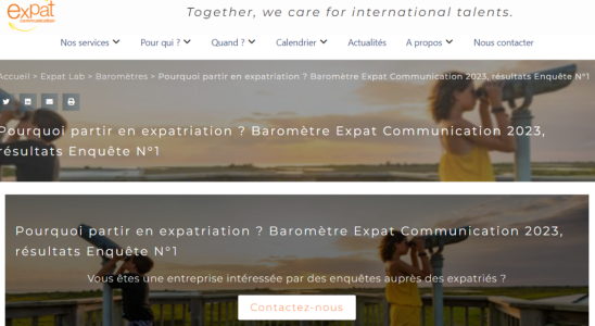 First 2023 survey of the Expat Communication Barometer