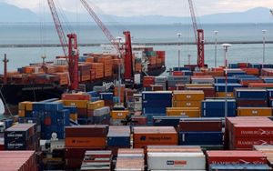 France current account deficit falls in February