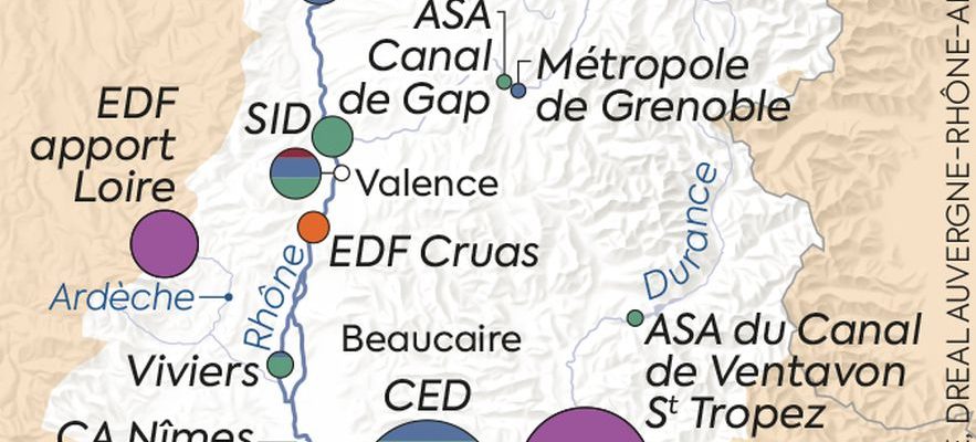 Global warming the Rhone a river in full mutation