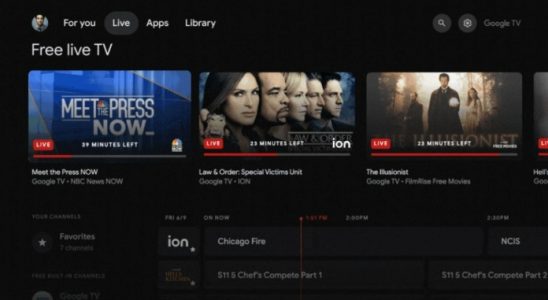 Google TV Announces 800 Free Channels in New Live TV