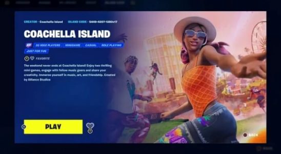 How to launch fireworks on Coachella Island in Fortnite