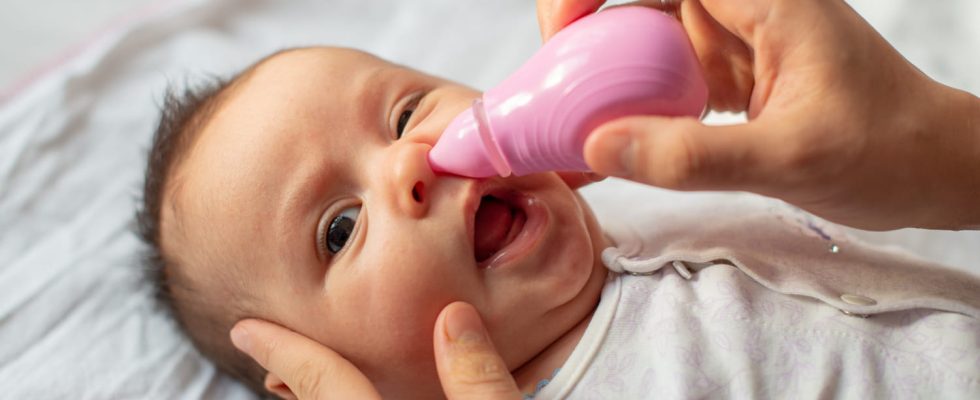 How well to blow your babys nose how many times