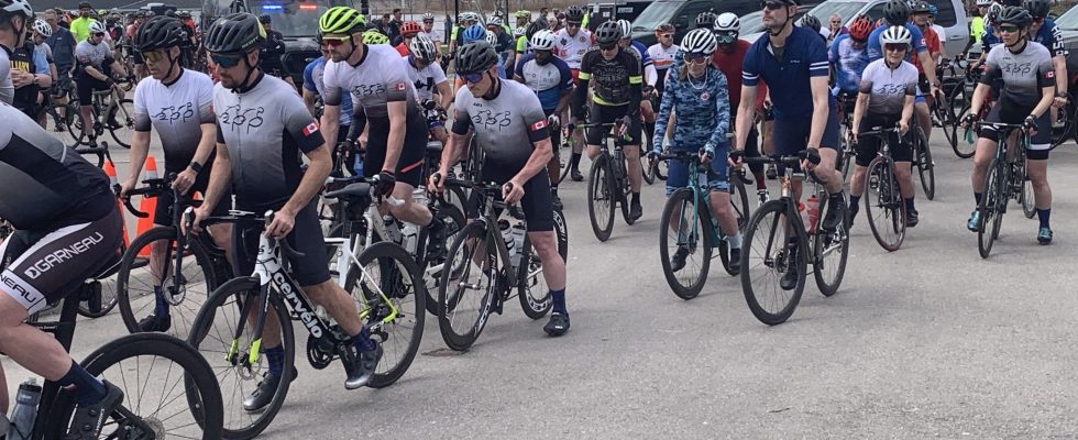 Hundreds ride in honor of slain OPP Const Greg Pierzchala