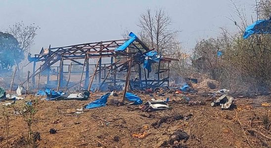 Hundreds were bombed in village – neighbors condemn