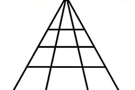 If you see 24 triangles in this image you have