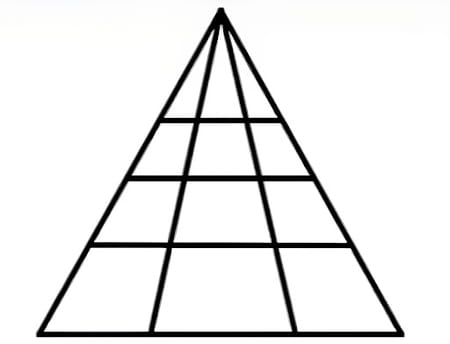 If you see 24 triangles in this image you have