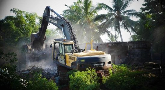 In Mayotte a new slum destroyed as the Wuambushu operation