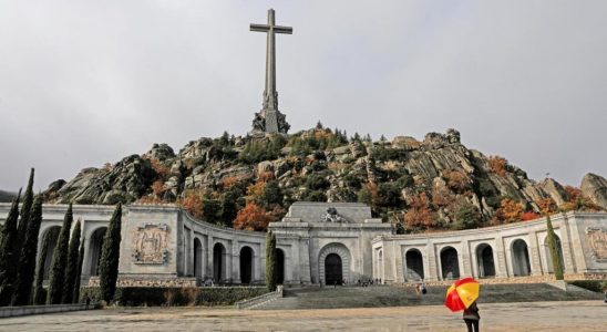 In Spain the remains of the founder of the Falange