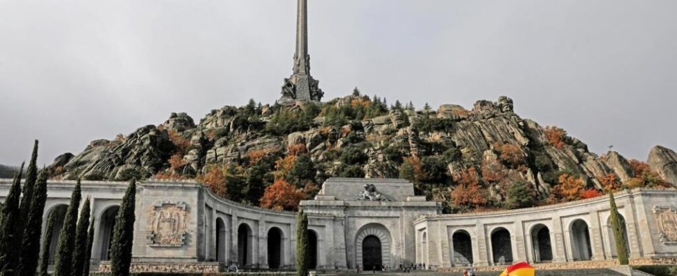 In Spain the remains of the founder of the Falange