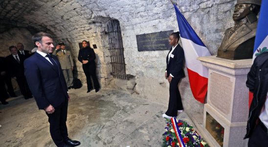 In the Doubs Emmanuel Macron salutes Toussaint Louvertures sense of