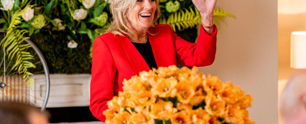 Jill Biden has received a tulip name