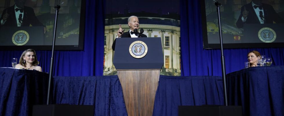 Joe Biden mocks his age at Correspondents Dinner