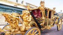 King Charles travels to the coronation with two carriages –