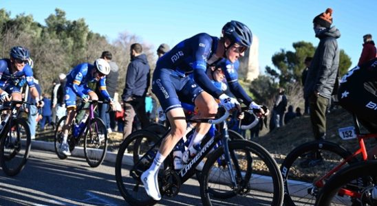 Lars van den Berg drove in the leading group Amstel