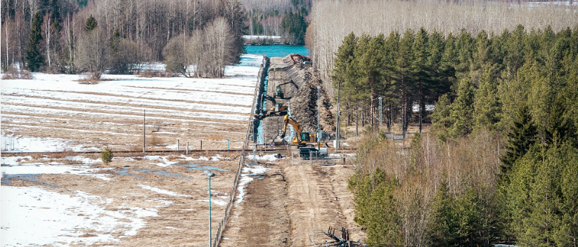 Latest news Finland has started building a fence against