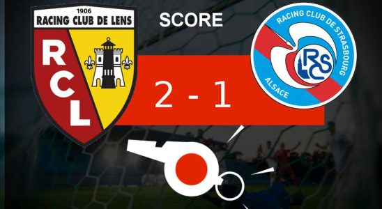 Lens Strasbourg RC Lens does the job in the