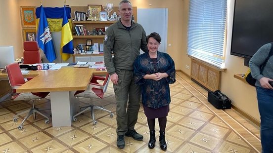 Mayor Dijksma visits Ukraine I want to continue to drive