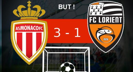 Monaco Lorient FC Lorient reduces the mark