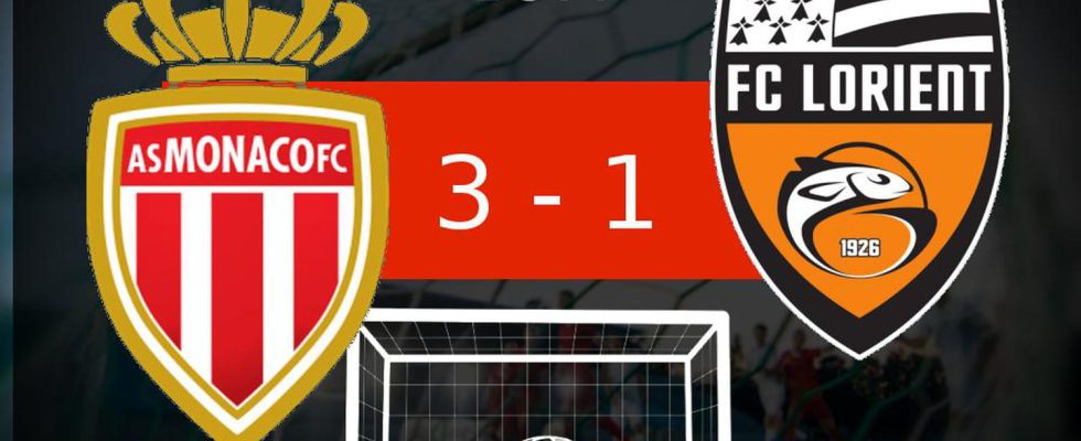 Monaco Lorient FC Lorient reduces the mark