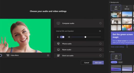 New green screen feature introduced for Microsoft Teams