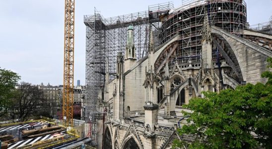 Notre Dame de Paris the reconstruction of the spire stool successfully