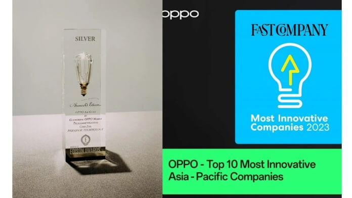 Oppo Awarded Innovative Technology Award Worlds Best Glass