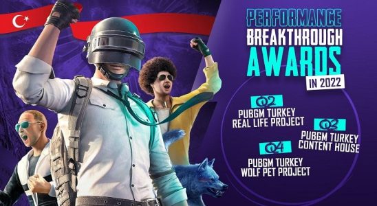 PUBG Mobile Turkiye won 3 awards with its special content