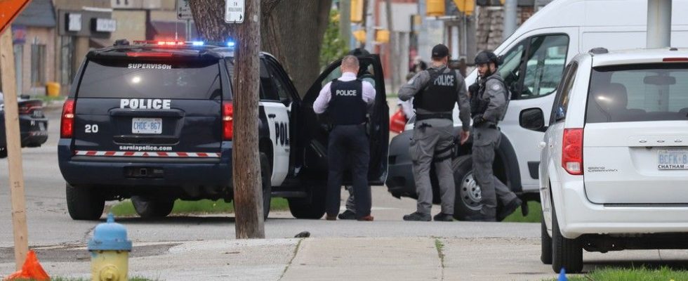 Pellet gun sparks Euphemia Street standoff court told