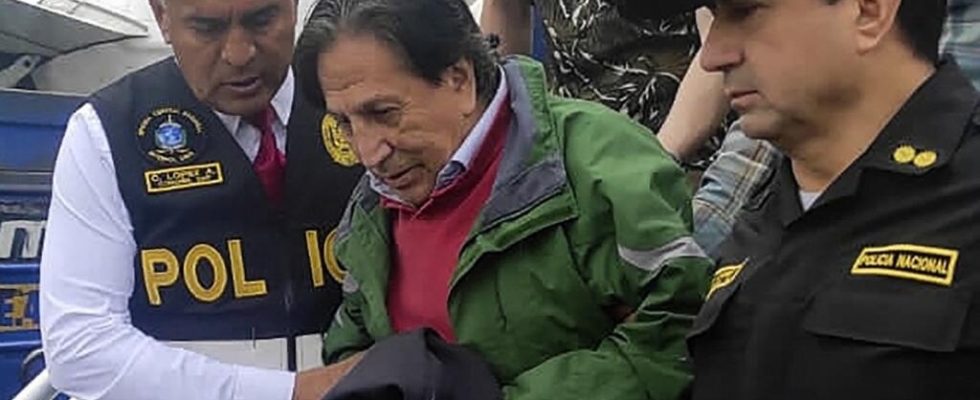 Peru Extradited from the United States former President Alejandro Toledo