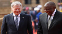 President Niinisto met South Africas Ramaphosa in Pretoria the