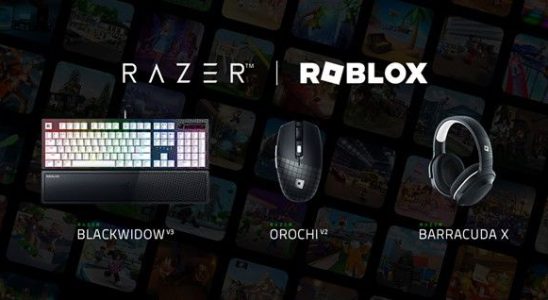 Razer and Roblox announce their first co branded peripherals