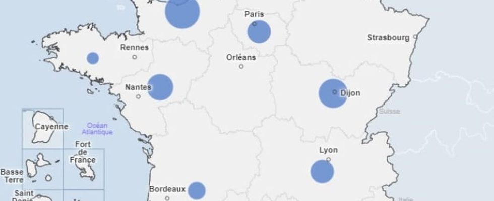 Should we fear the wave of diphtheria in France Map