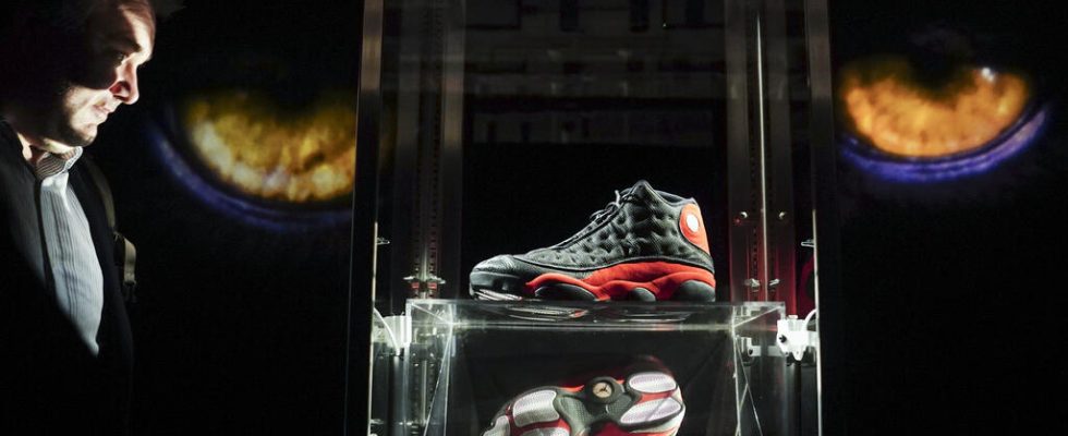 Sneakers worn by Michael Jordan sold for 22 million at