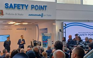 State Police and Aspi first safety point opens in the