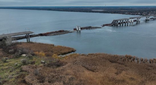 Ukraine on the east side of the Dnieper in Kherson