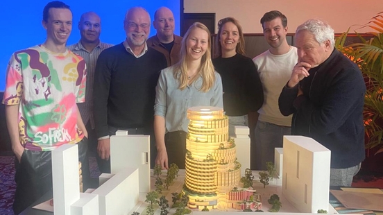 Utrecht will have a 105 metre high residential tower with a nightclub