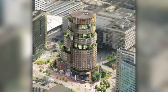 Utrecht will have a 105 metre high tower with offices a nightclub