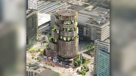 Utrecht will have a 105 metre high tower with offices a nightclub