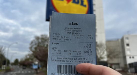 Why are Lidl receipts blue and not white like the