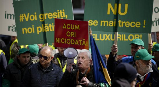 demonstration of farmers against the influx of grain from Ukraine