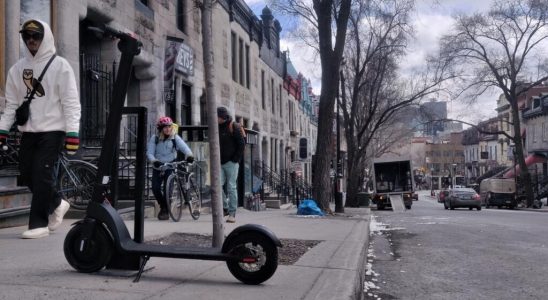 in Montreal the disaster of electric scooters is well forgotten